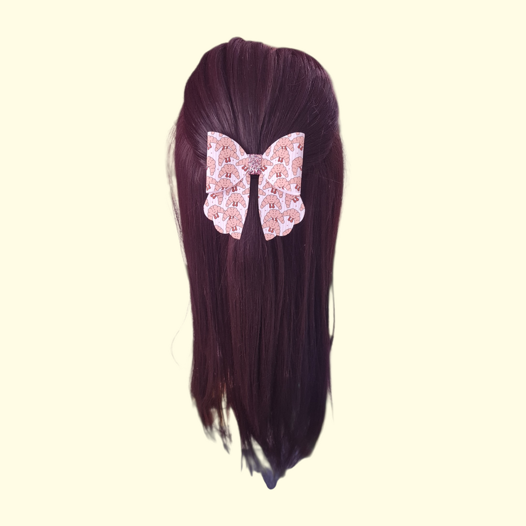 Jelly Cat Croissant Plushie Sailor Hair Bow