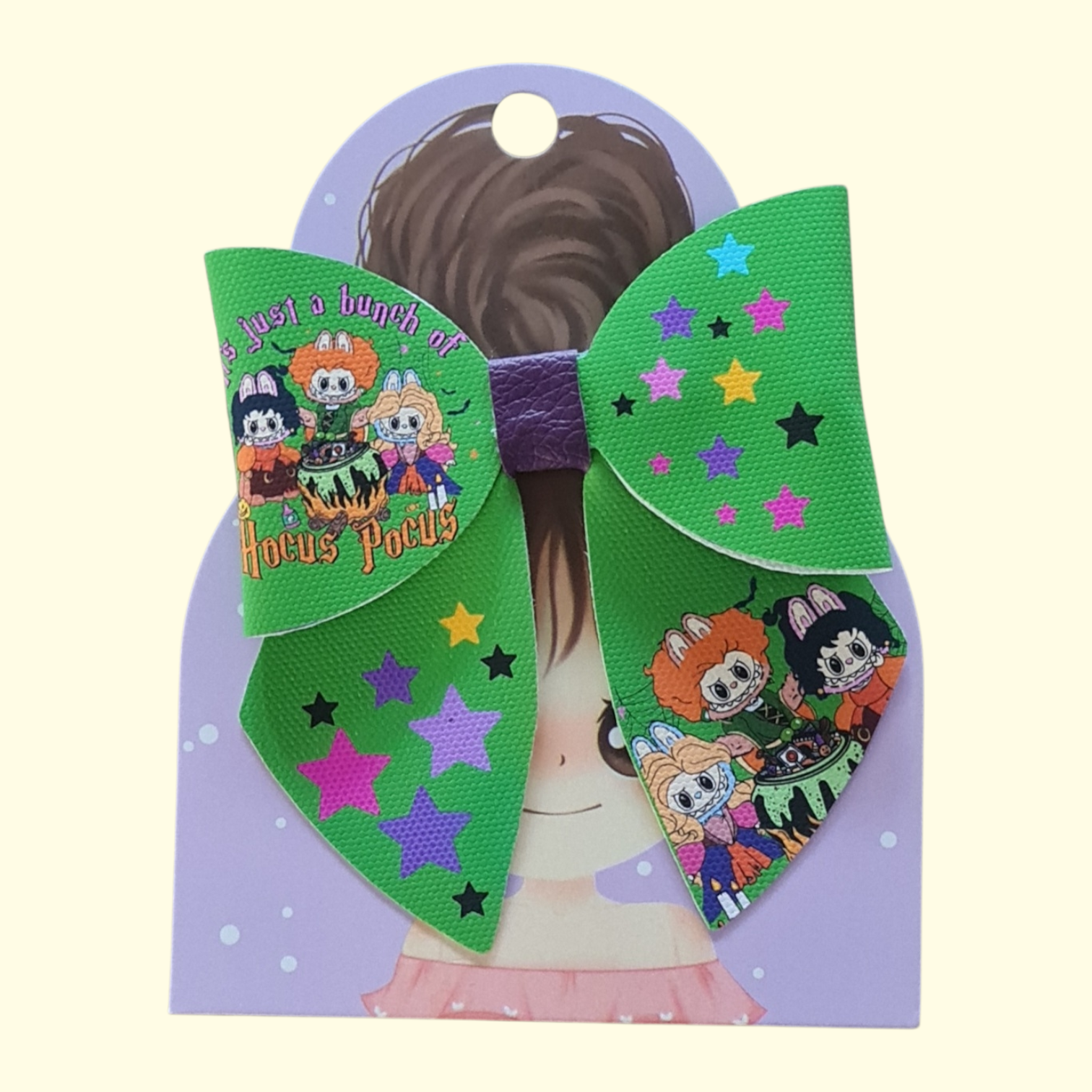Labubu Hocus Pocus Sailor Hair Bow