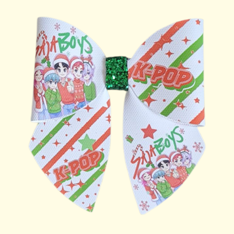 Christmas Saja Boys Sailor Hair Bow