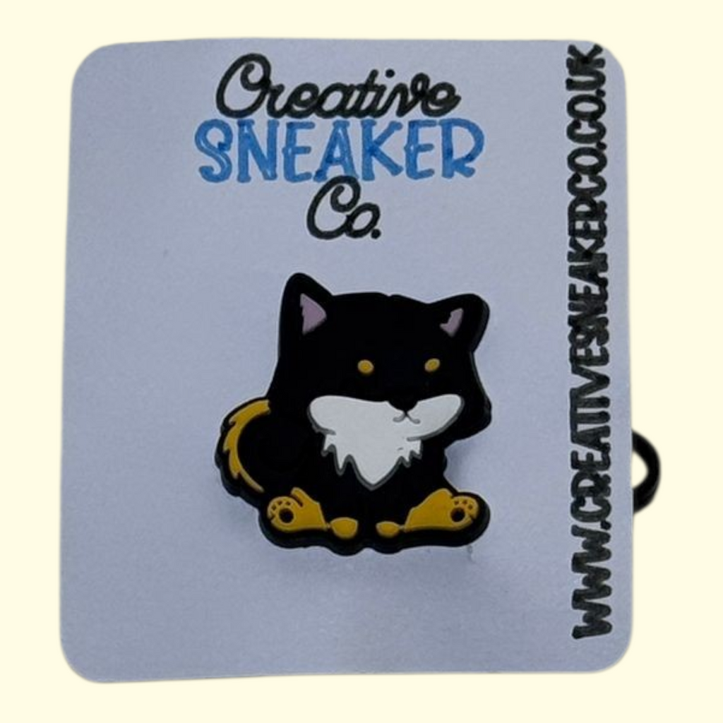 Cat Black and Orange Straw Topper