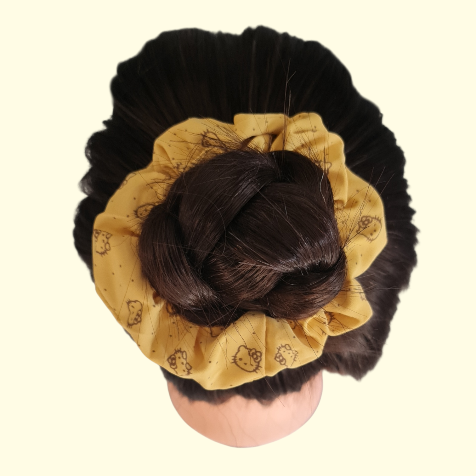 Hello Kitty Yellow Hair Scrunchie