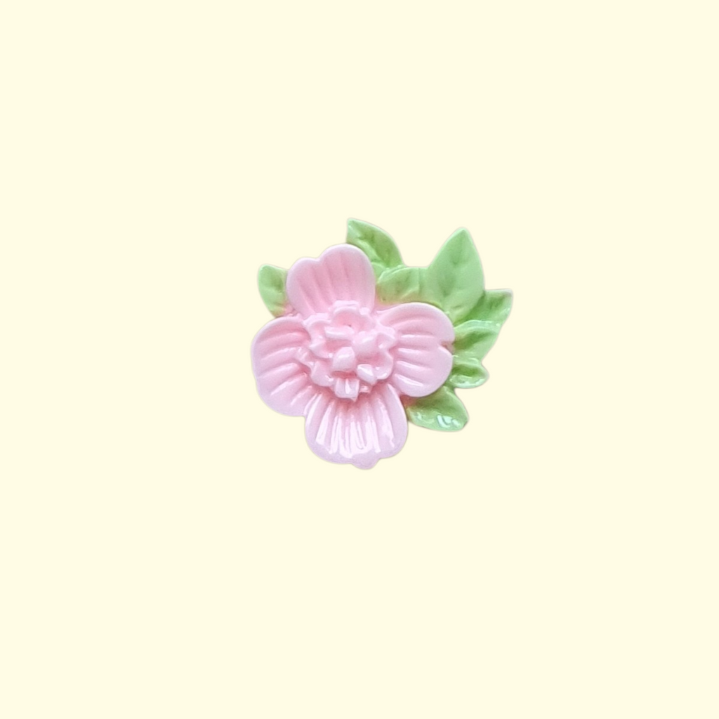 Pink Flower Crocs Charms x4