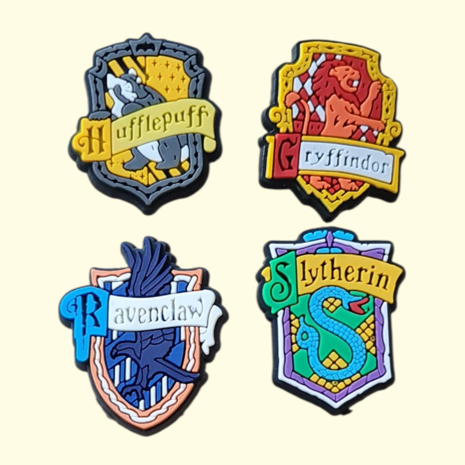 Harry Potter Houses Crocs Charms x4