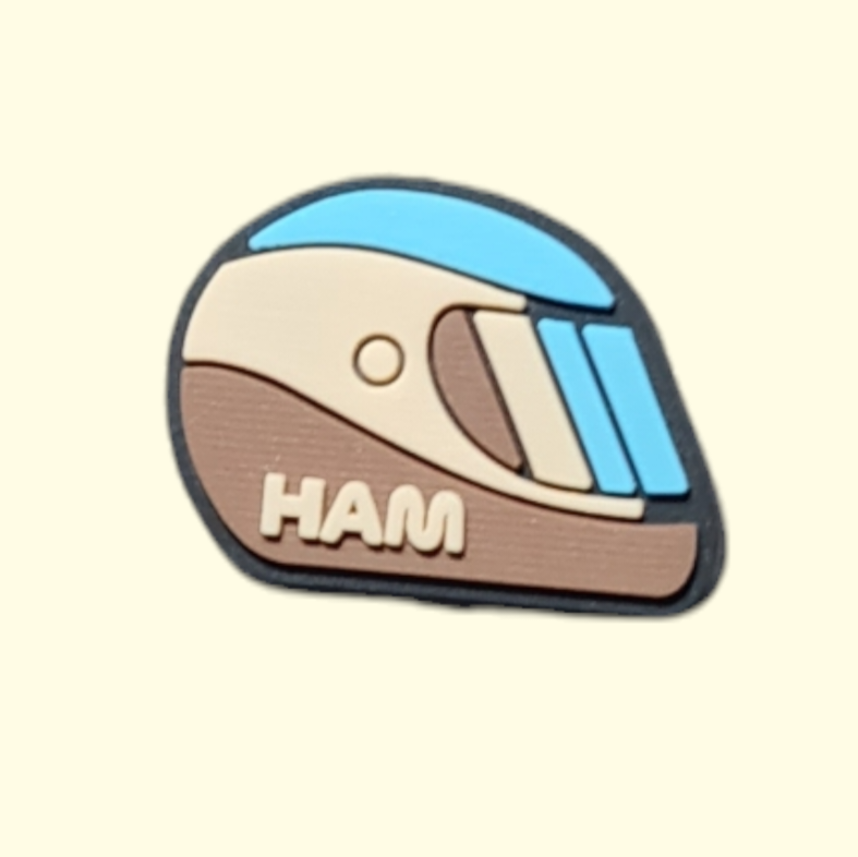 Formula 1 Hamilton Crocs Charms x4