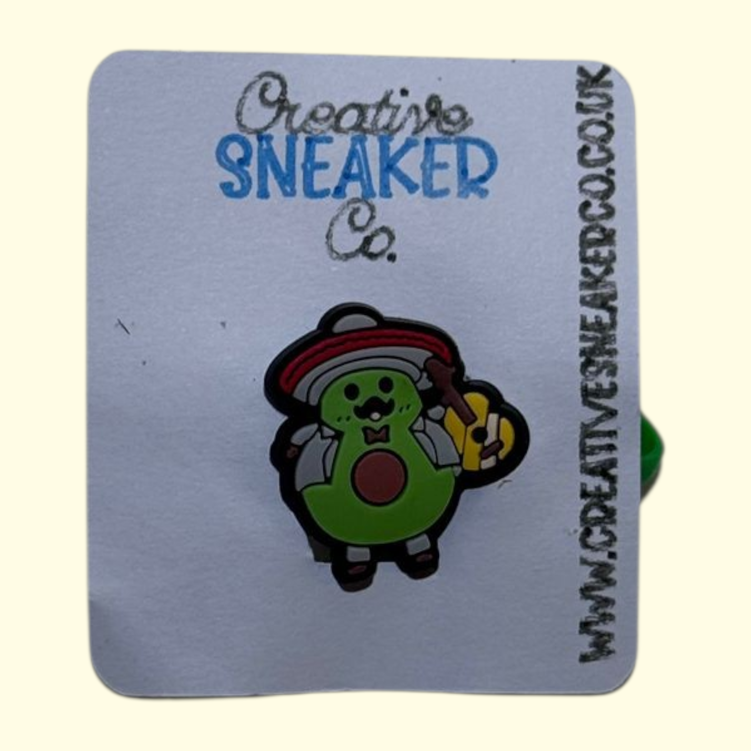 Avocado Mexican Sombrero Straw Topper