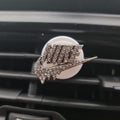 Nike Swoosh Silver Clip In Car Air Freshener