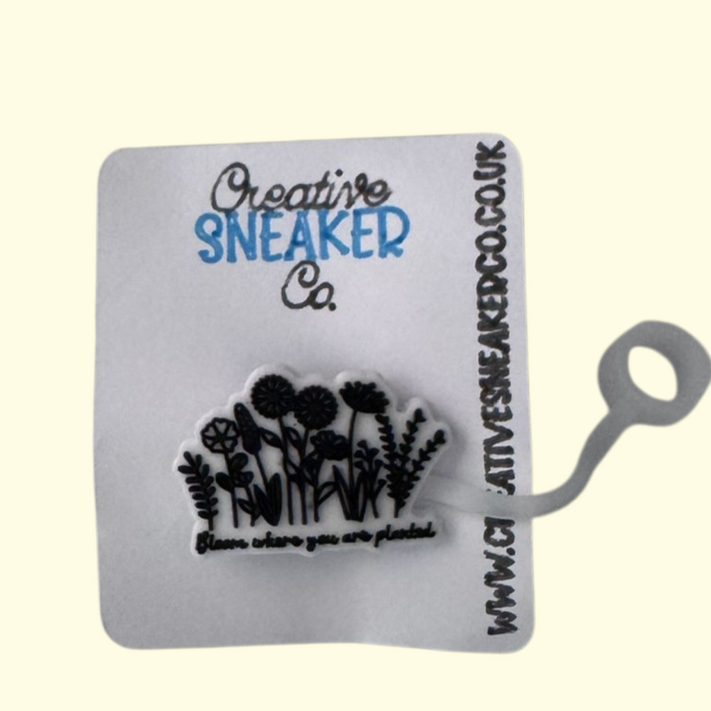 Quote Bloom Straw Topper