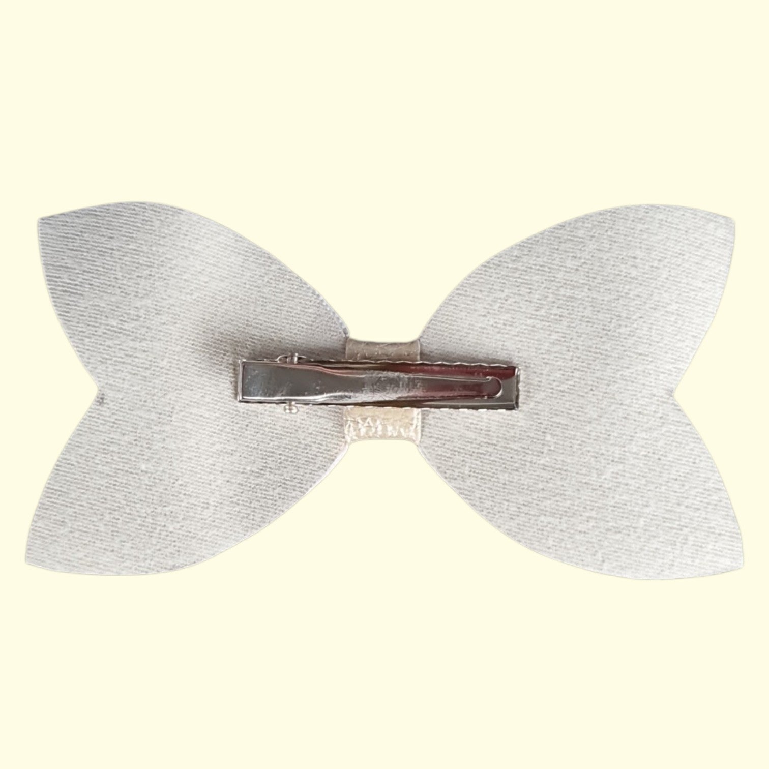 Gold Reindeer Santa Standard Hair Bow