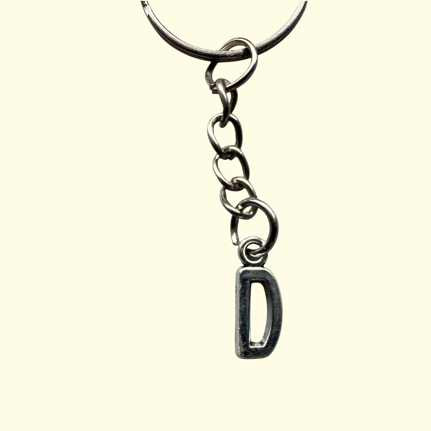 Letter D Keyring