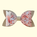 Autumn Squirrel Beige Hair Bow