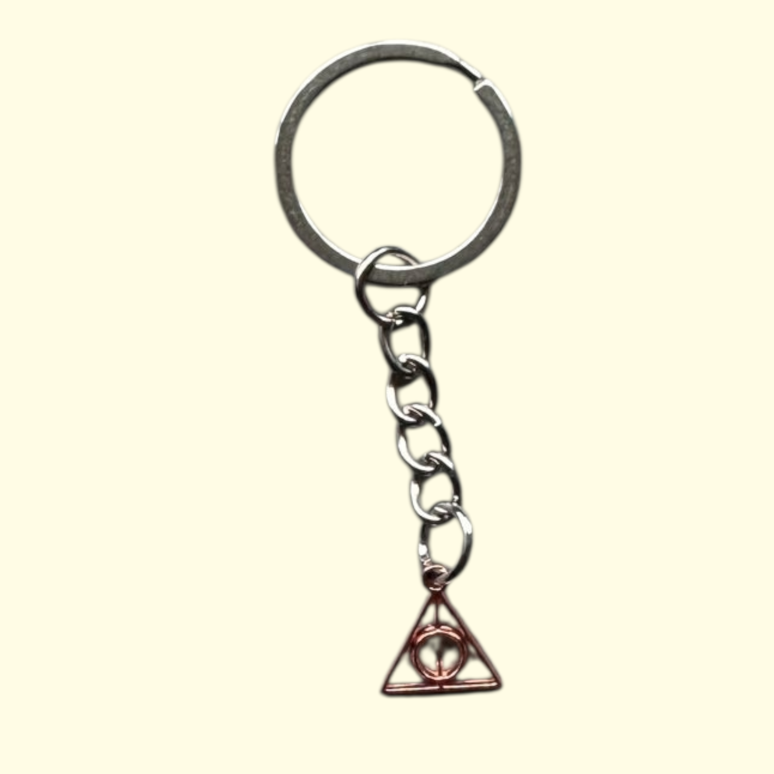 Harry Potter Deathly Hallows Copper Keyring