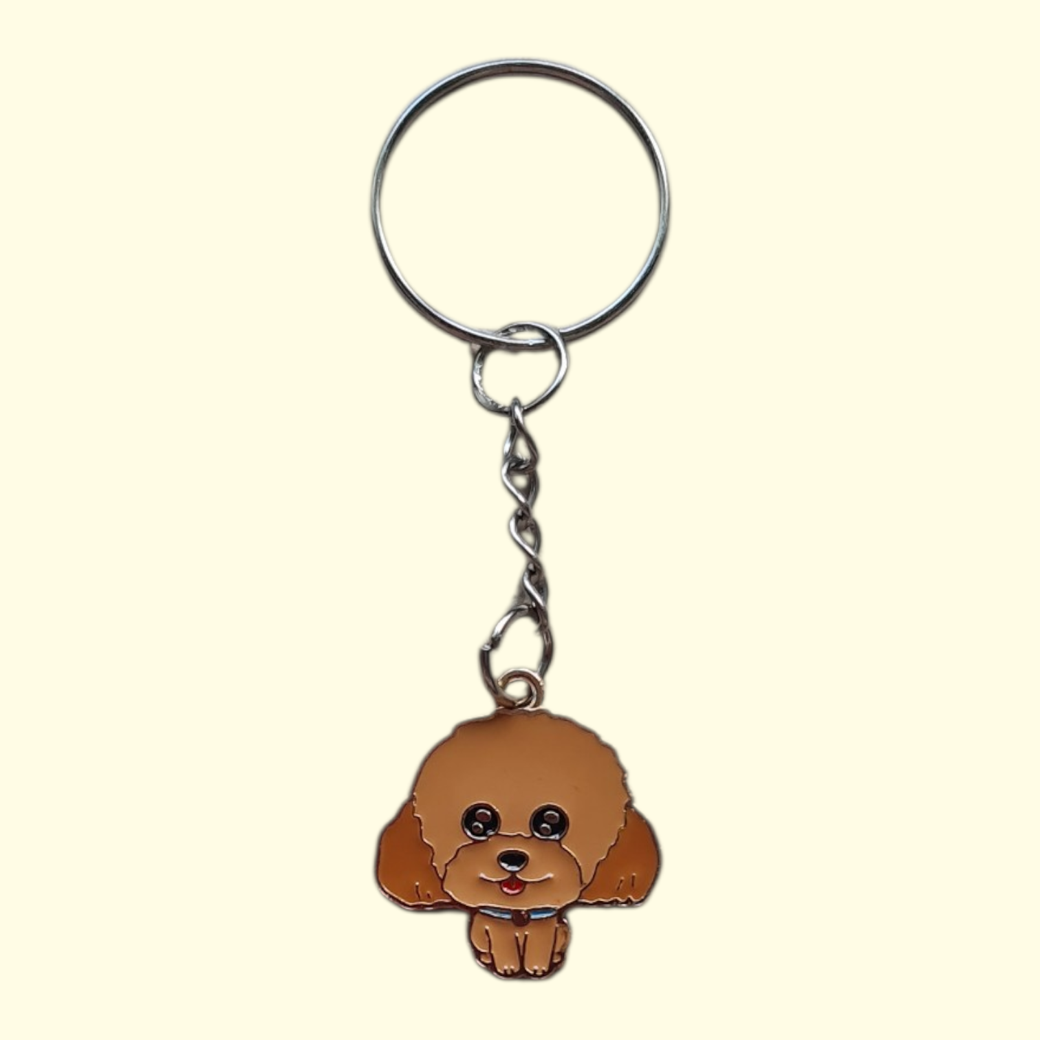 Dog Poodle Keyring