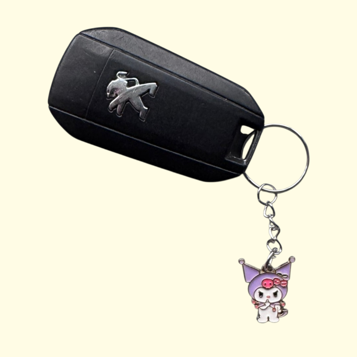 Kuromi Purple Keyring