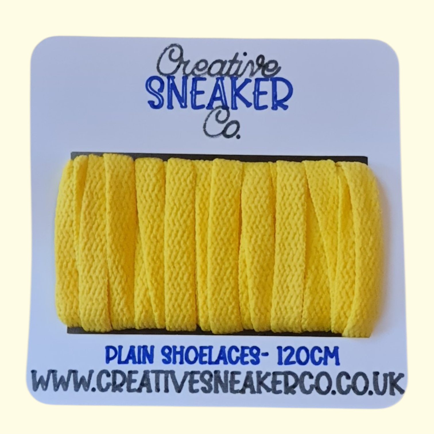 Flat Shoelaces 120cm Yellow