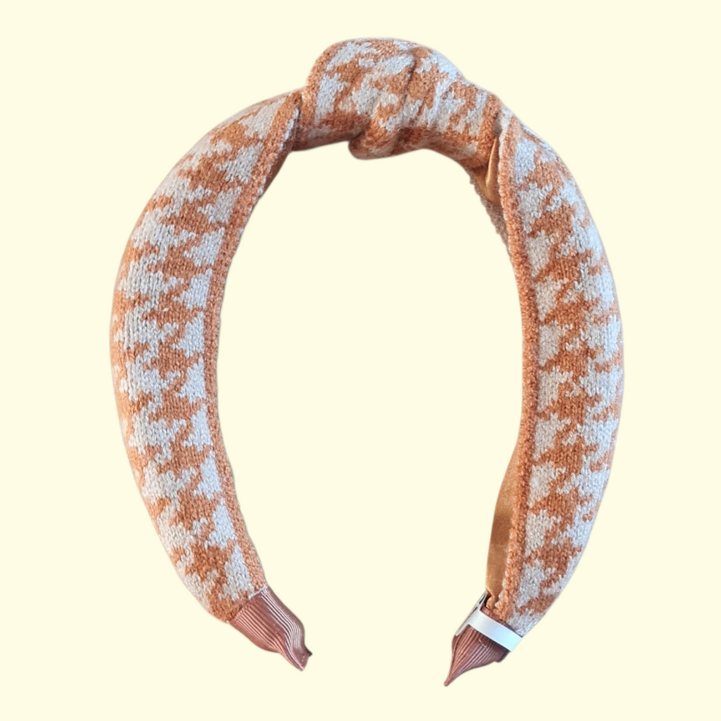 Wide Knot Brown Headband