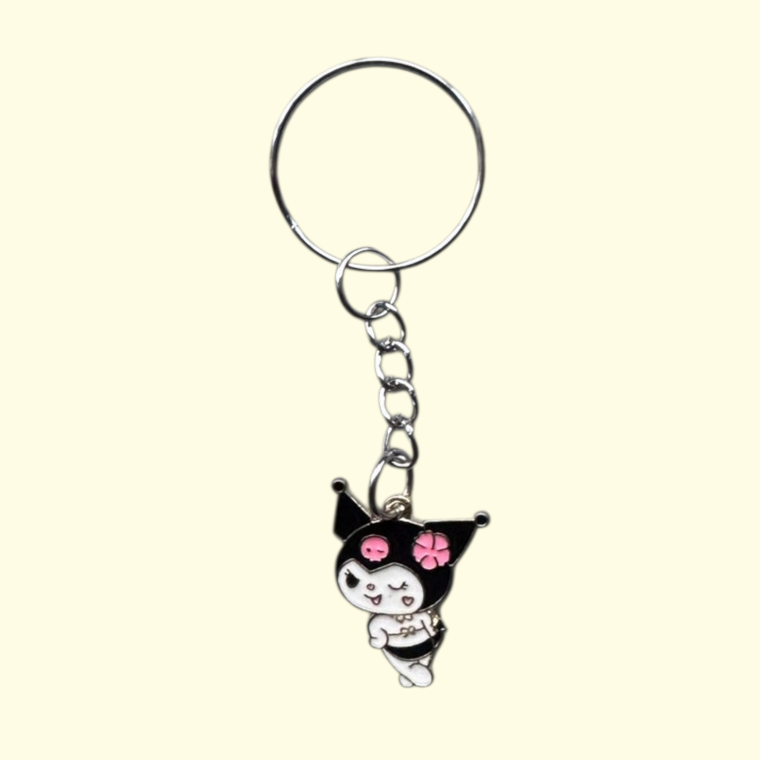 Kuromi Black Keyring