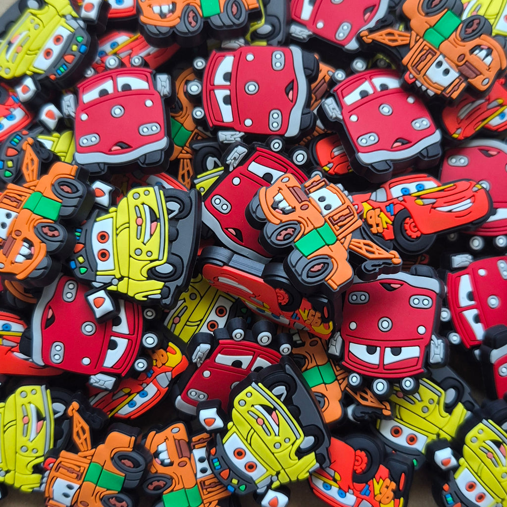Cars Crocs Charms x4