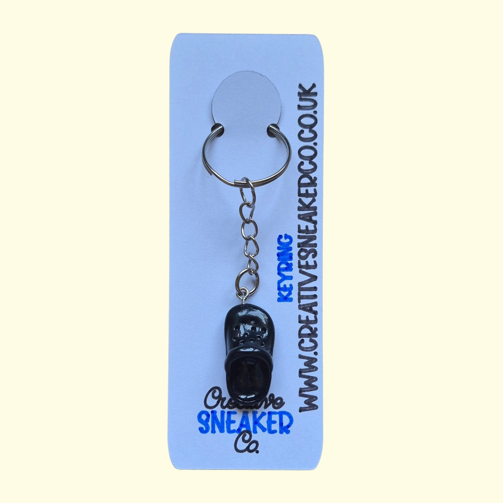 Crocs Black Keyring