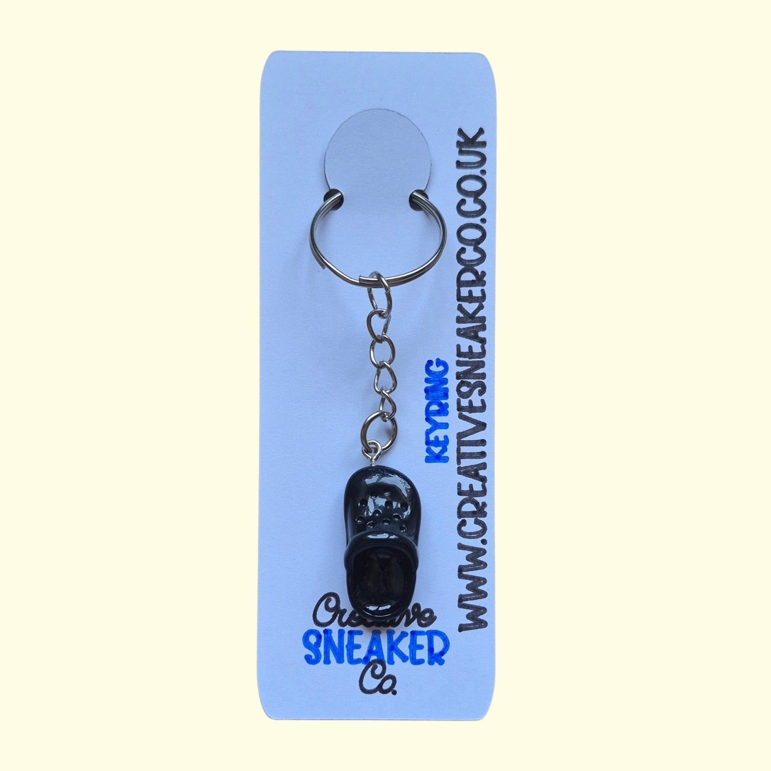 Crocs Black Keyring