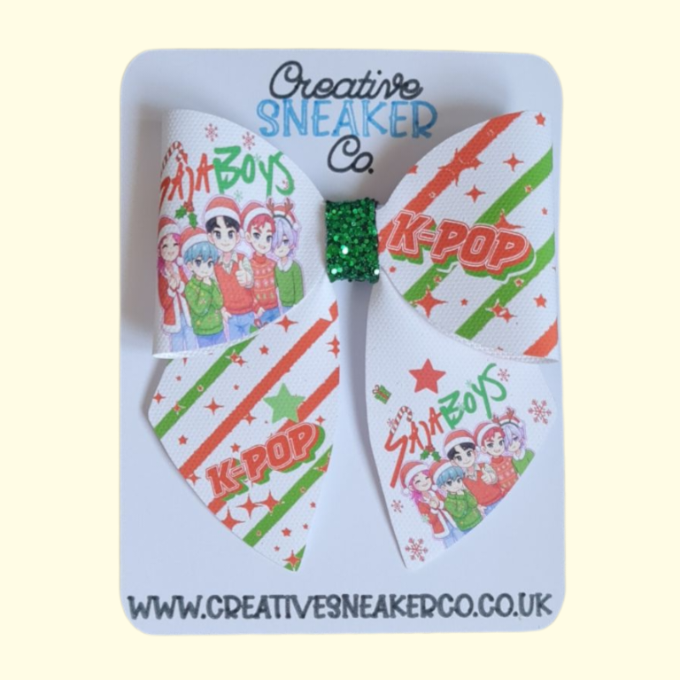 Christmas Saja Boys Sailor Hair Bow