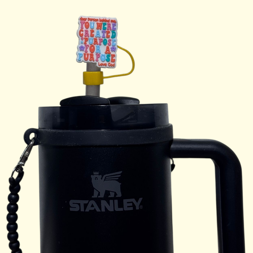 Quote Person Behind Straw Topper