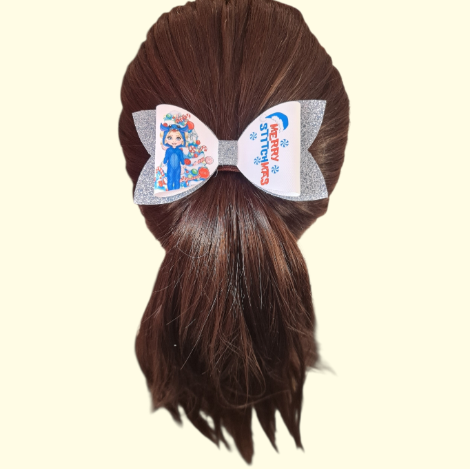 Stitch Stitchmas Blonde Standard Hair Bow