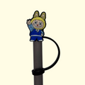 Labubu Peace Straw Topper