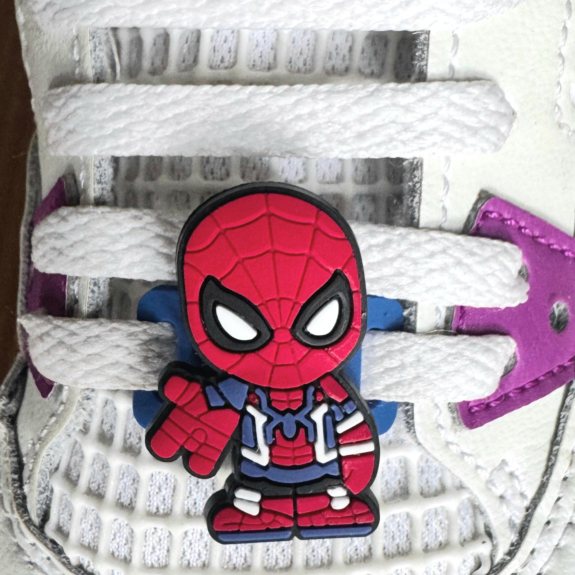Charm Tag Blue Shoelace Charms