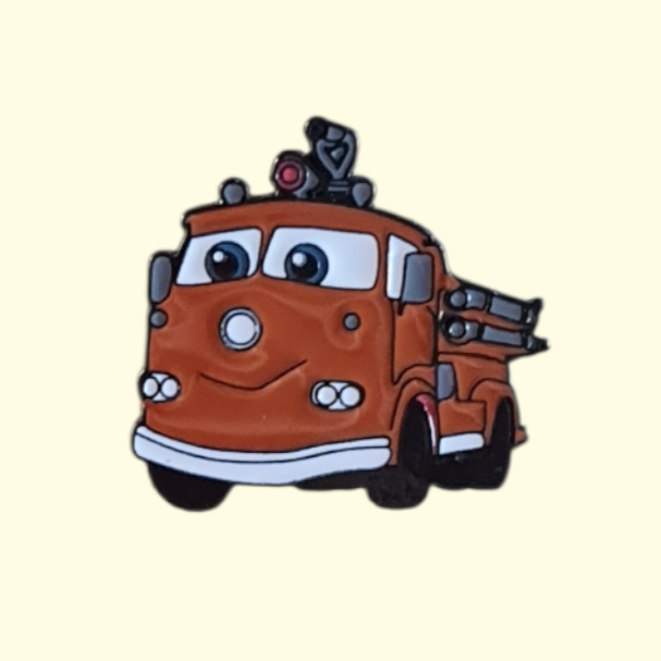 Cars Red Pin Badge