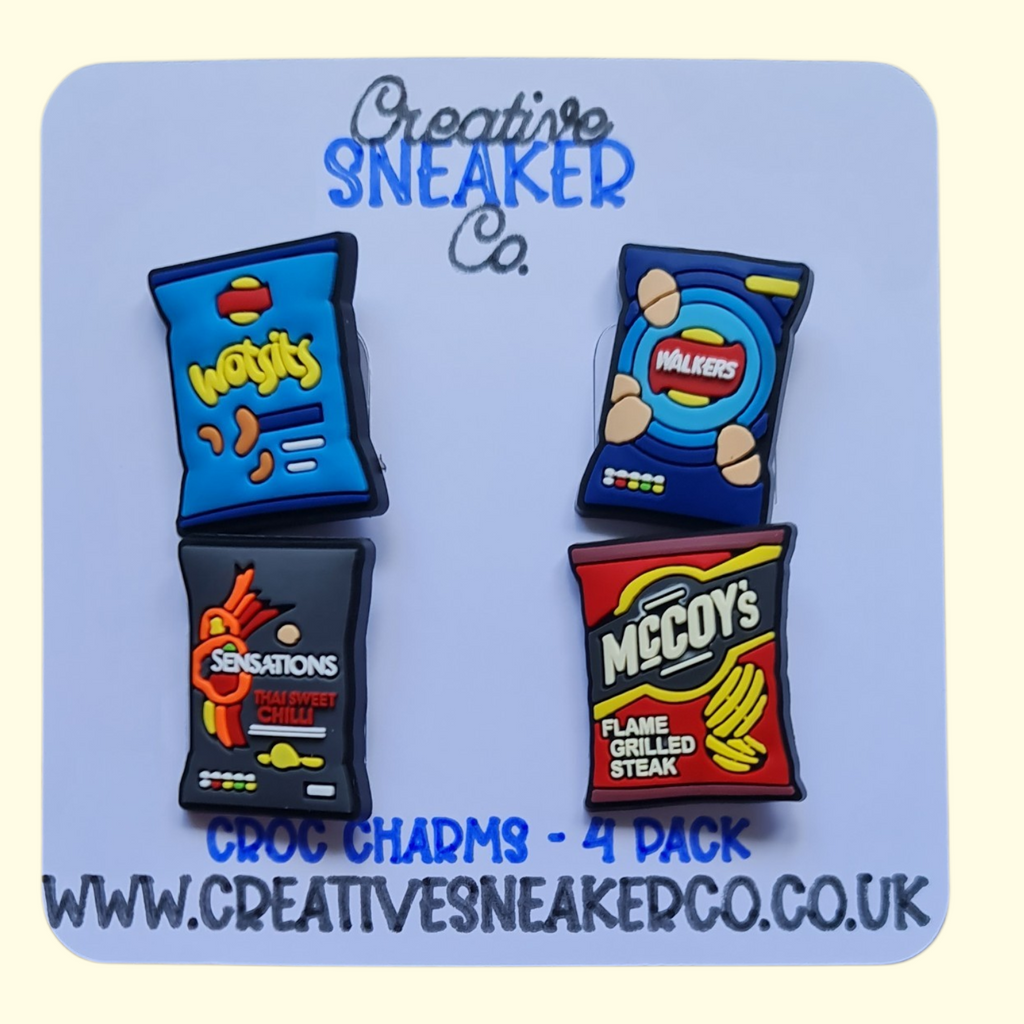 Crisps Crocs Charms x4