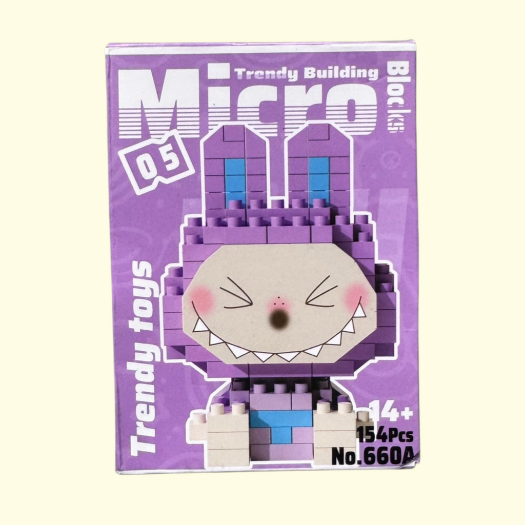 Labubu Micro Bricks Purple