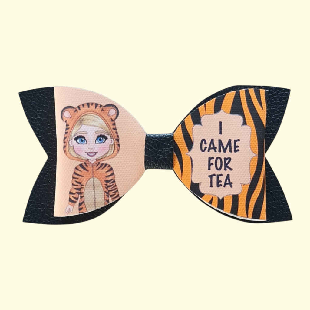 The Tiger Who Came To Tea Hair Bow
