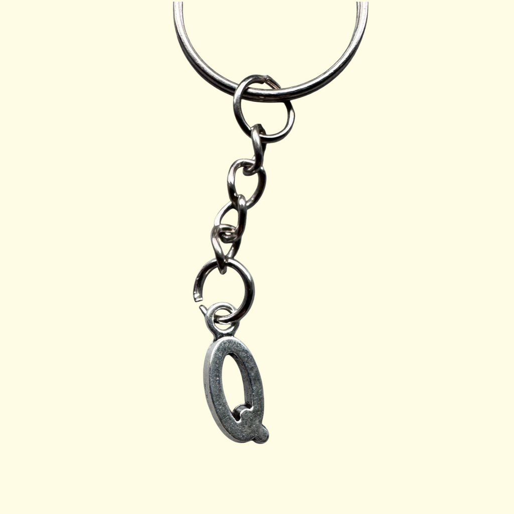 Letter Q Keyring