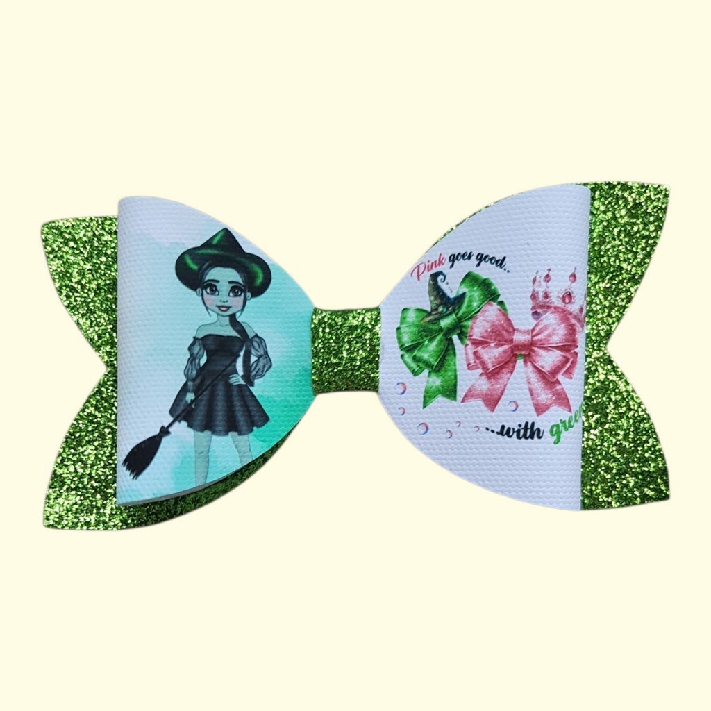 Wicked Elphaba Standard Hair Bow