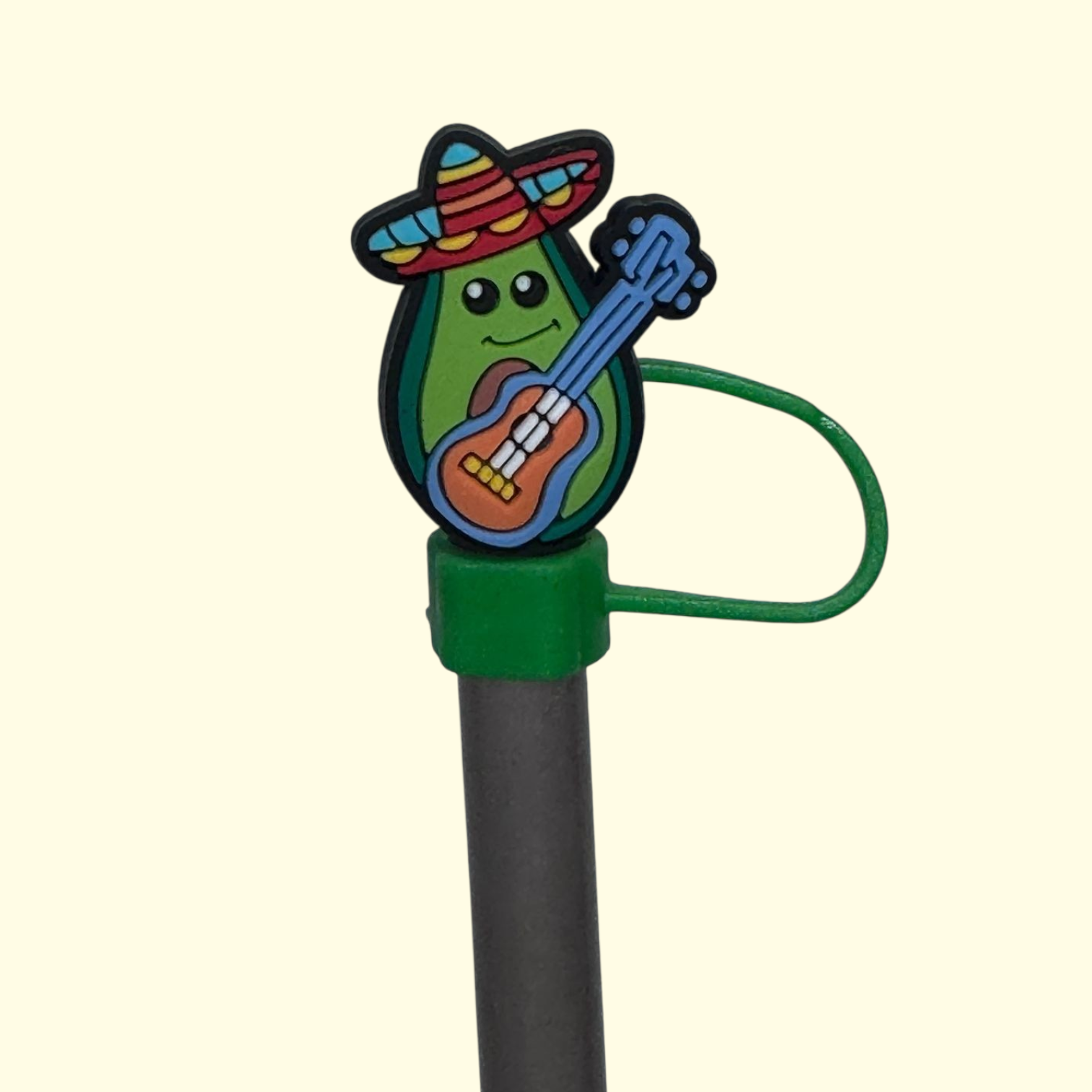 Avocado Mexican Straw Topper