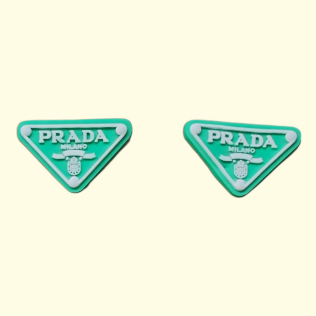 Designers Green Crocs Charms x2