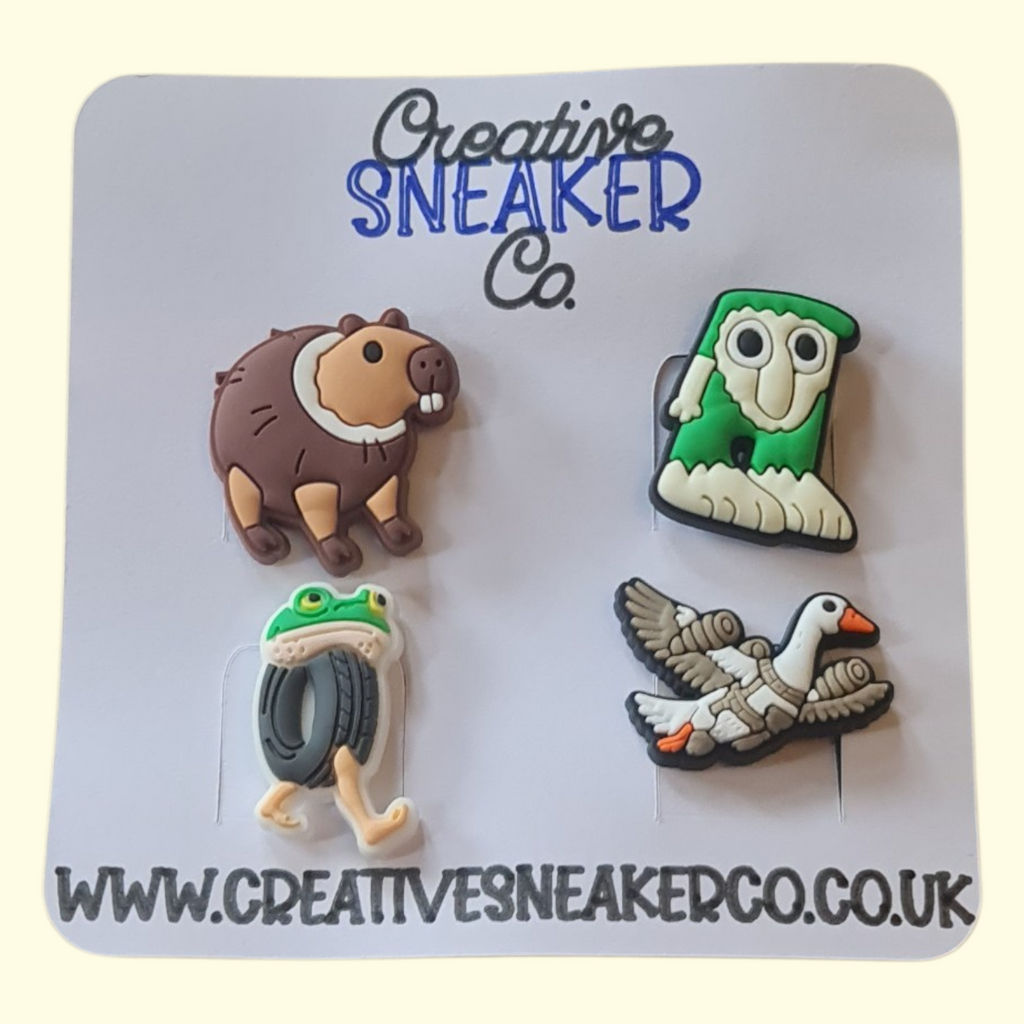 Italian Brain Rot Crocs Charms x4