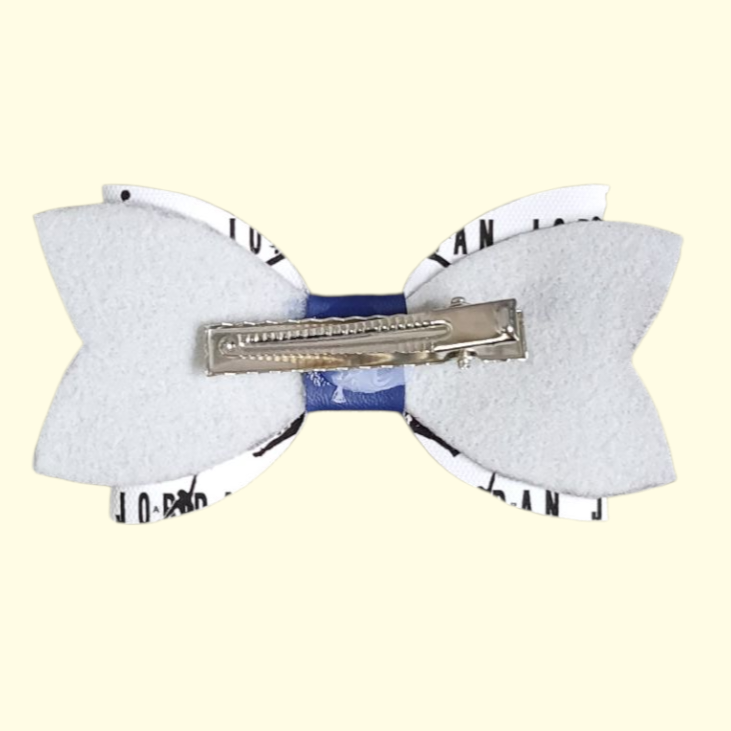 Jumpman Blue Hair Bow