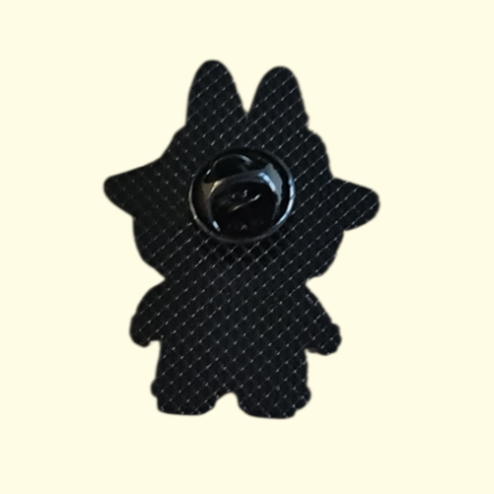 Labubu Grey Pin Badge