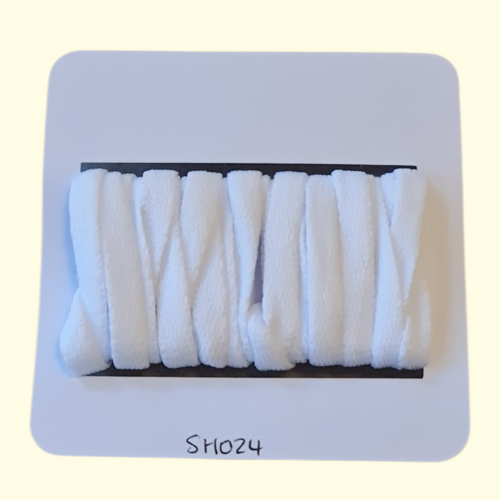 Flat Shoelaces 120cm White