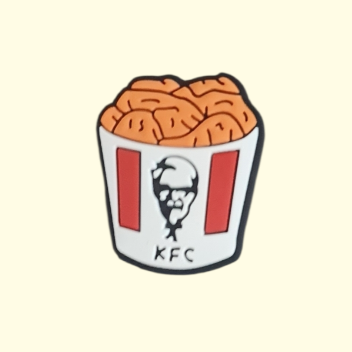 KFC Crocs Charms x4