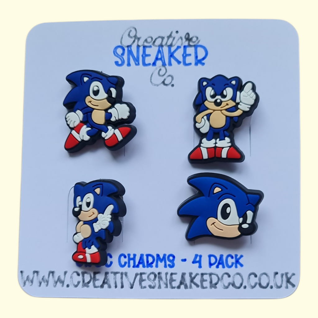 Sonic Crocs Charms x4