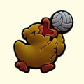 Duck Ball Pin Badge