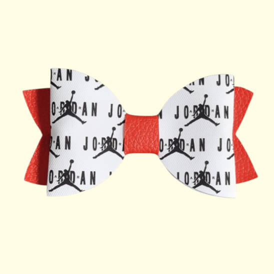 Jumpman Red Hair Bow