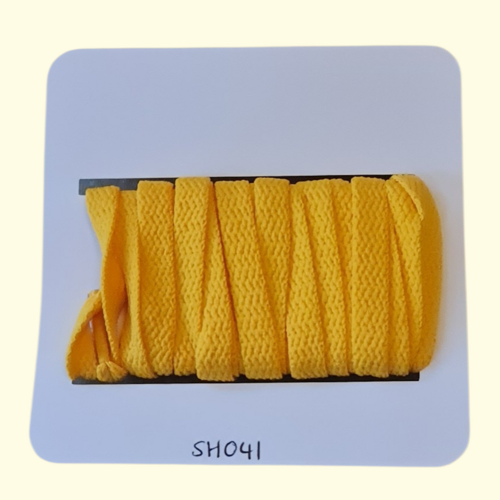 Flat Shoelaces 120cm Mustard