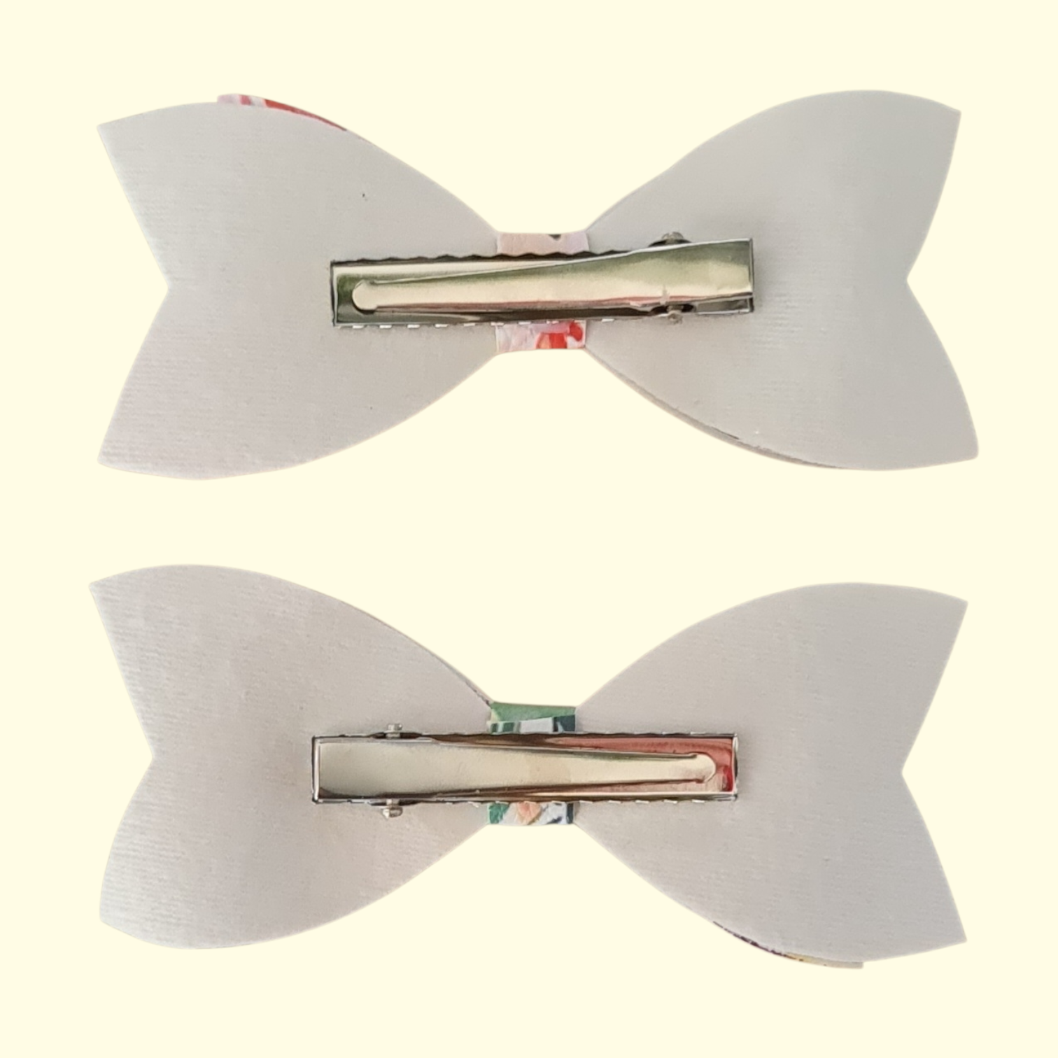 Floral Happy Hair Bow x2