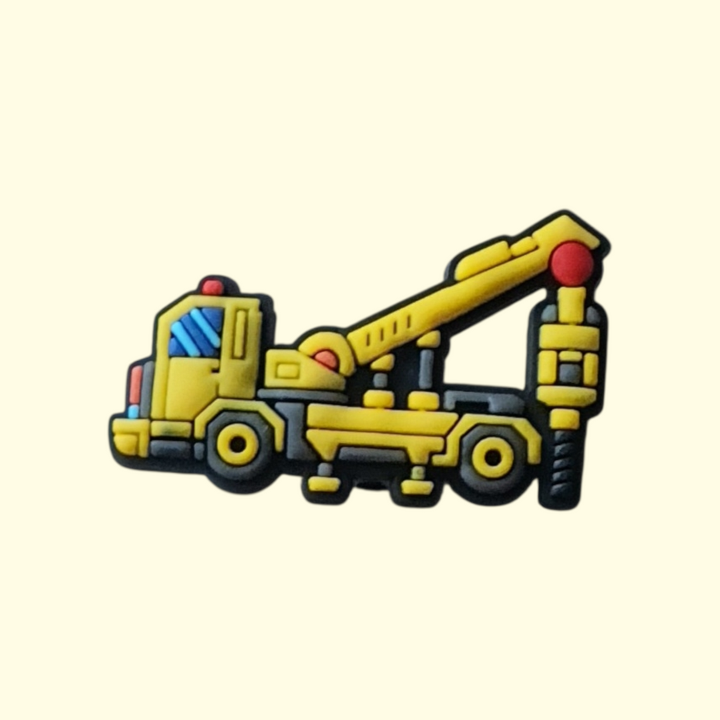 Construction Vehicles Crocs Charms x4