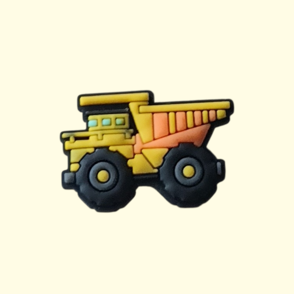 Construction Vehicles Crocs Charms x4