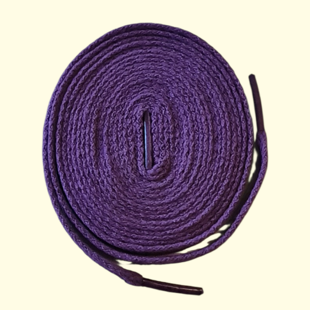Flat Shoelaces 120cm Dark Purple