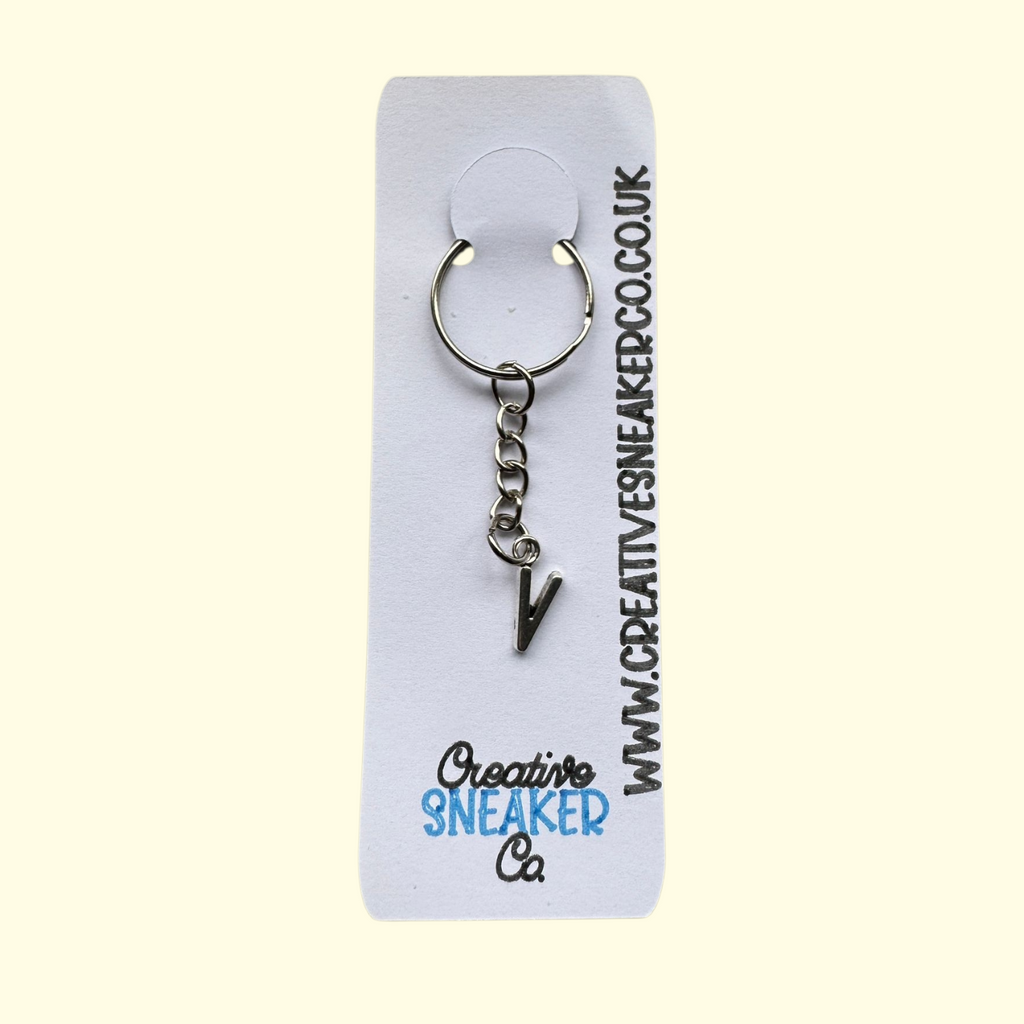 Letter V Keyring